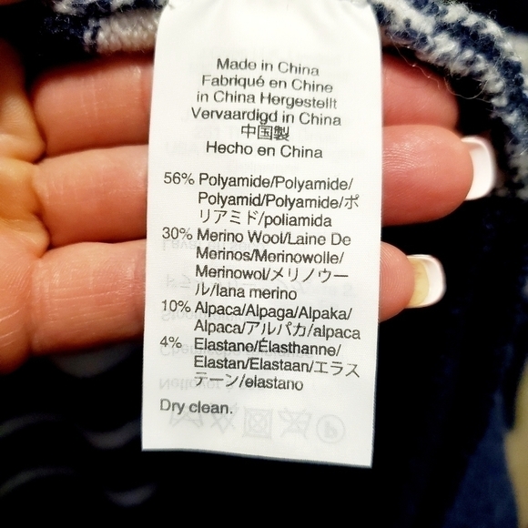 Madewell Merino Wool Open Front Striped Cardigan - Picture 6 of 7